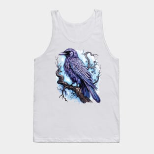 Unleash Your Inner Raven: Dark and Majestic Tank Top